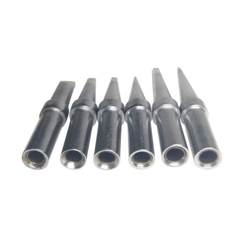 IGREAT Solder Tips 6pcs for Weller ET Soldering Iron, Replacement Tips for WES51/50,WESD51,PES51 / 50,WE1010NA WCC100 LR21 ET Tip Series (6PCS-01) - Image 2